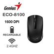 MOUSE  ECO-8100 RECARGABLE INAL. GENIUS